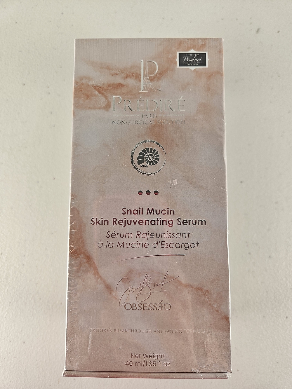 Prédiré Snail Mucin Skin Rejuvenating Serum — Rose Pink